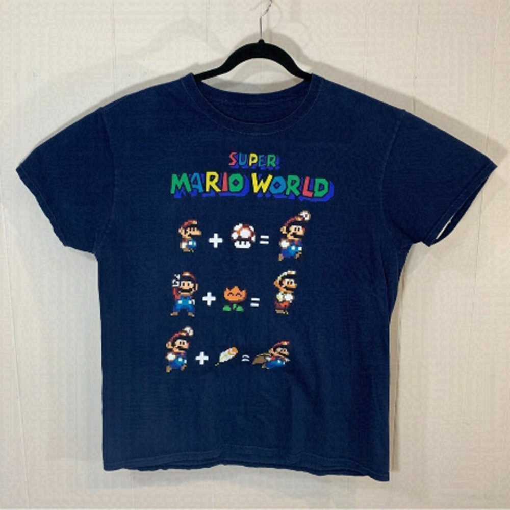 Nintendo Navy Super Mario TShirt Size XLarge